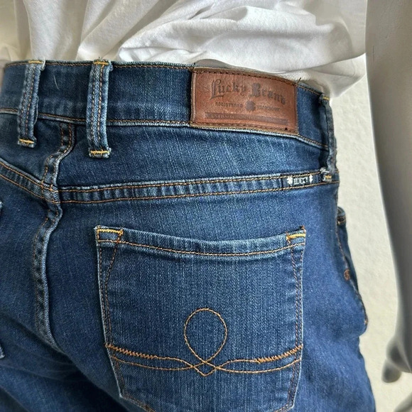 Lucky Brand Jeans Women’s Sofia Straight Blue stretch Denim Pants 8/29 - Picture 3 of 8